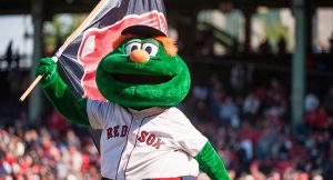 Wally the Green Monster photo courtesy of the Boston Red Sox